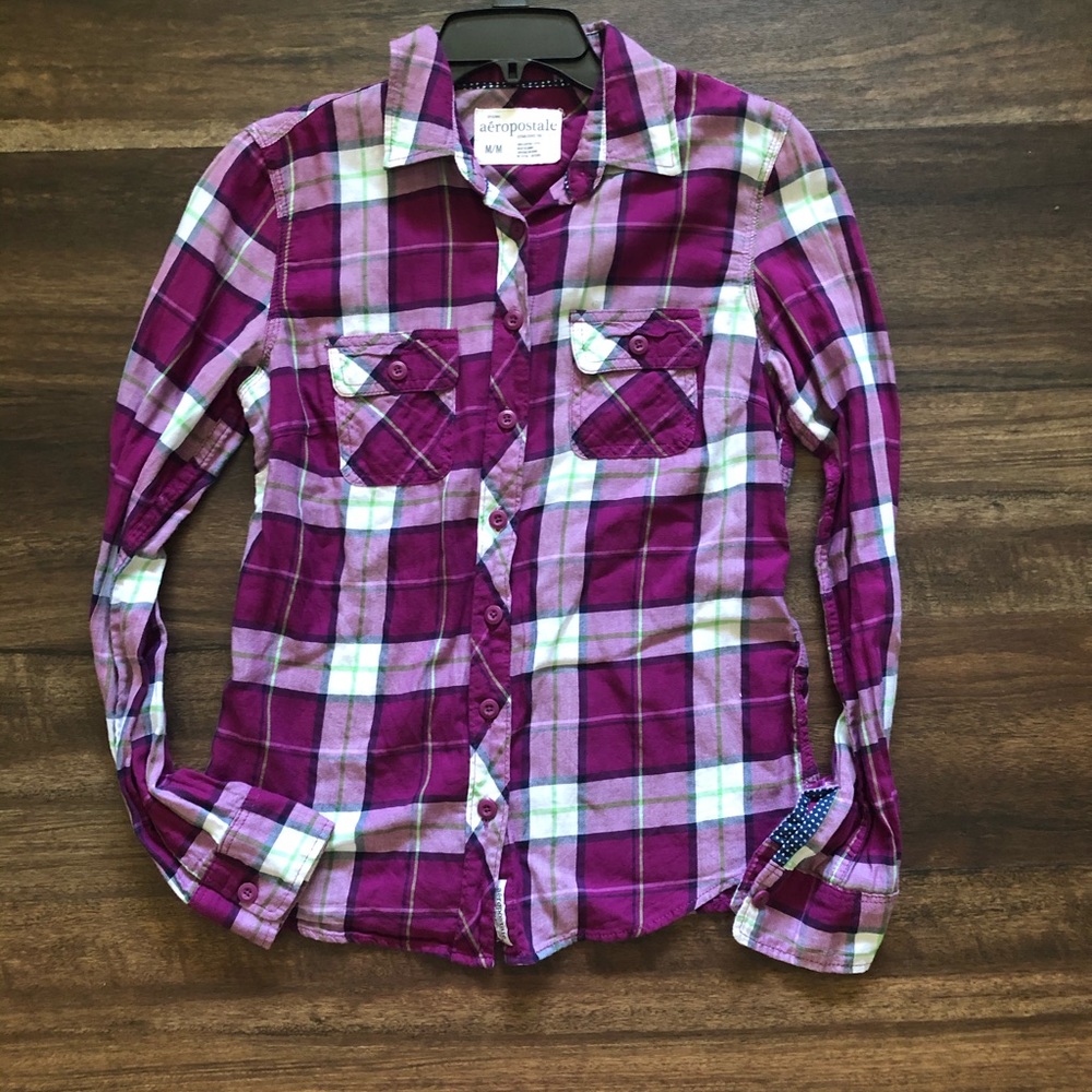Purple Aero Flannel💜💚